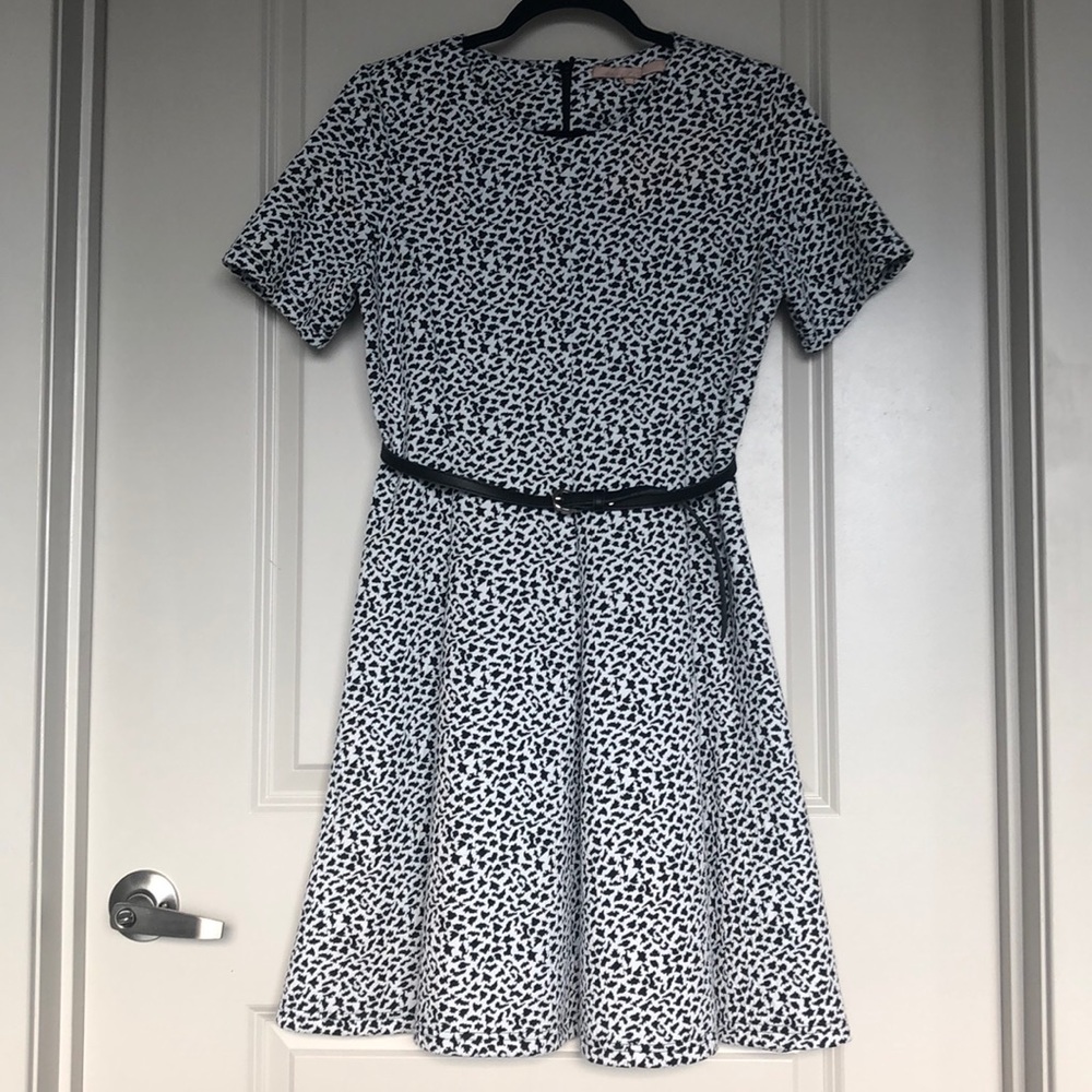 HUTCH ANTHROPOLOGIE Animal print dress (belt not included)